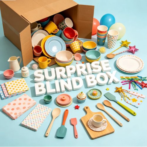 Mystery Blind Box: Stylish Dining Accessories & Kitchen Tableware Assortment