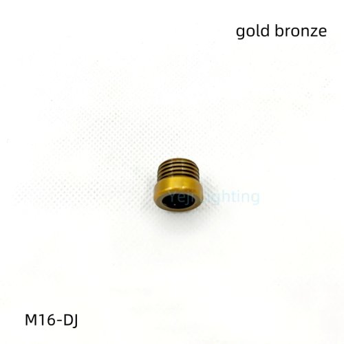 Adaptador de tubo roscado M16 para lámpara, conector de tubo de hierro con rosca exterior/interior, pieza de iluminación de bricolaje