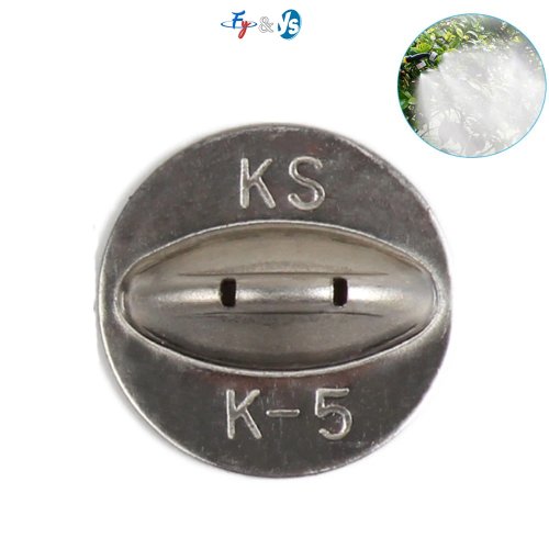 Kit Nosel Kipas Tipe F D-5 Premium, Pengganti Saringan Nosel Ganda Baja Tahan Karat untuk Sprayer Gendong Pertanian