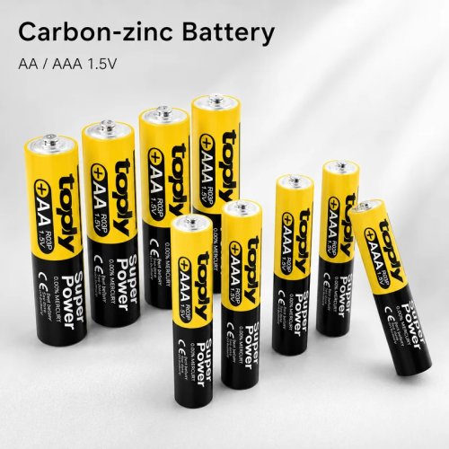 単3単4 1.5V 炭素亜鉛乾電池 ワイヤレスマウス、キーボード、目覚まし時計用 使い捨て