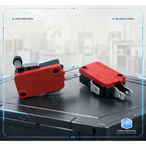 Công tắc hành trình CHIMU INDUSTRIAL cho SV-165-1C25, 3 chân, tự động đặt lại, 250VAC 16A