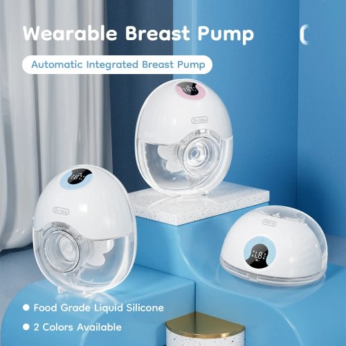 Pompa ASI Elektrik Wearable Hands-Free, Penampung ASI Nyaman, Ringan, dengan Layar LED, 4 Mode & 36 Level