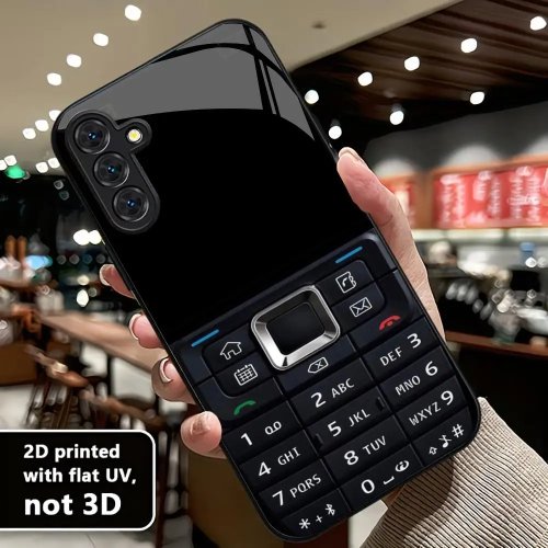 Retro Digital Glas Handyhülle für Samsung Galaxy S26 S25 S24 S23 S22 S21 FE, Ultra, Plus - Stoßfest