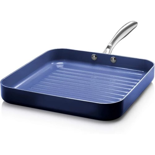 Conjunto de tachos e wok em alumínio antiaderente com revestimento cerâmico, com tampas
