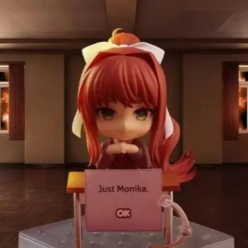 Figure Nendoroid Monika Doki Doki 10cm Koleksi Anime Hadiah Dekorasi Meja