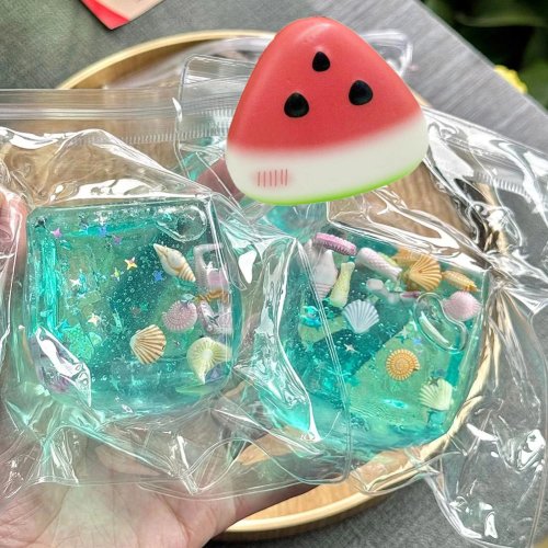 Squishy Ocean Blocks Stress Balls – Sensory Fidget Toys for Anxiety Relief, Autism Sensory, Bulk Pack