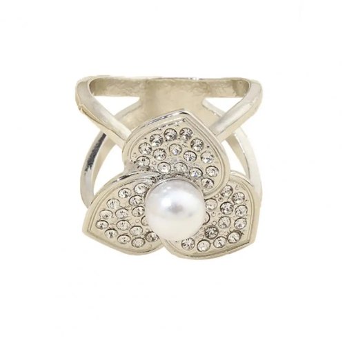 Pince à Foulard pour Femme, Bague à Foulard en Soie anti-déchirure, Accessoire Polyvalent pour Cheveux, Sac, Ceinture