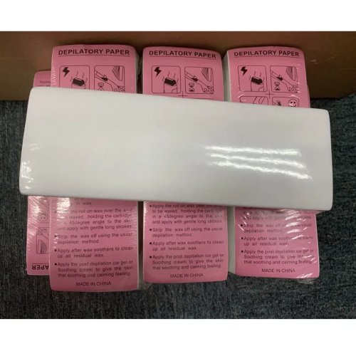 Nonwoven Wax Paper Rolls for Hair Removal - 500/1000/2000 PCS, Body Wax Strips, Wholesale