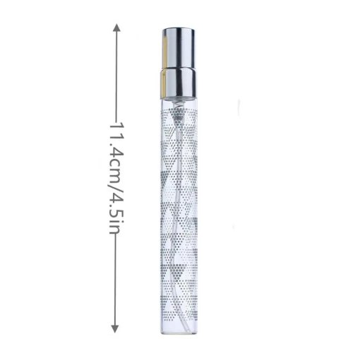 Flacon vaporisateur en verre 11,4 cm – Exquise bouteille échantillon pour le voyage, la maison et l'extérieur