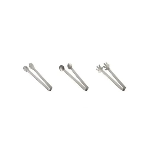 Stainless Steel BBQ Tongs Set with Anti-Slip Grip for Steak, Bread, and Food - Kitchen Cooking Tools