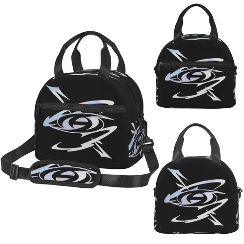 Lonchera aislada con logo de ATEEZ Kpop para mujer – Tote térmico portátil para oficina