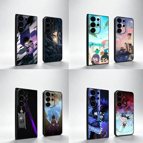 Scissor Seven スマホケース Samsung Galaxy S25 Edge, S26 FE, S22, S25, S24, S26 Ultra, S21, S23, S20 Plus ブラック