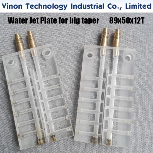 แผ่นฉีดน้ำ Big Taper Baoma L89xW50x12Tmm สำหรับเครื่อง EDM ตัดลวด. แผ่นน้ำสำหรับเครื่องตัดลวด