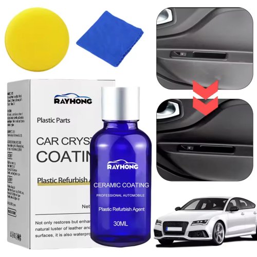 Pelapis Keramik 9H untuk Mobil, Nano Ceramic Coating, Perlindungan Cat Gloss Tinggi & Hidrofobik, Restorasi Plastik, 30ml
