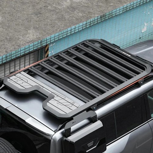 Roof Rack untuk BYD FangChengBao Leopard 5 / Denza B5, Platform Ekstensi, Tangga Lipat, dan Tas Samping - Aksesori Off-Road