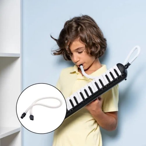 Conjunto de boquilhas para melódica de 32-37 teclas, resina ABS, acessórios para instrumento de sopro, educação musical
