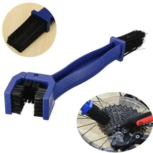 Motorcycle Chain Cleaning Brush Kit - Portable Chain Cleaner & Scrubber, Motorbike Maintenance Tool