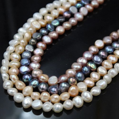 Perles d'eau douce baroques naturelles de haute qualité 4-9 mm, perles en vrac pour fabrication de bijoux DIY collier, bracelet, boucles d'oreilles