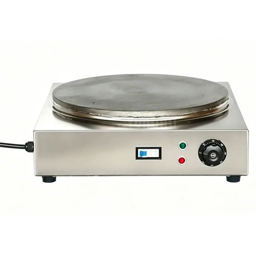 Máy làm bánh crepe và bánh kếp điện với đĩa xoay