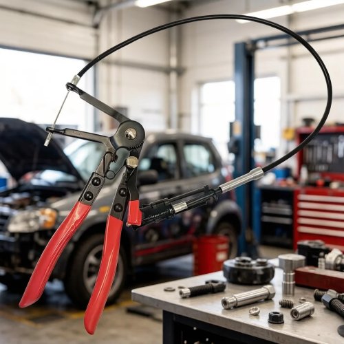 曲がるホースクランププライヤー、自動車修理工具