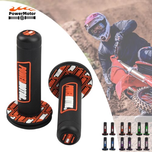 Motorrad Griffe 22mm Universal Gel-Griffe aus Gummi für Cross Dirt Pit Bike