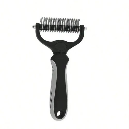 Peigne démêlant pour chiens et chats, brosse à deux faces