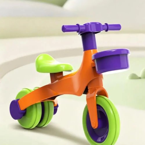 ドールハウス用ミニ三輪車、リアルなシミュレーションモデル、DIYジオラマ用かわいいデコ、子供のごっこ遊び玩具