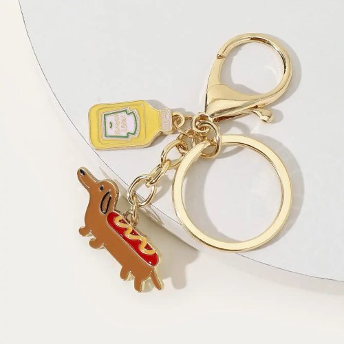 Schattige gothic Y2K sleutelhanger hanger - Tashanger & auto-accessoire cadeau voor moeder, vader, afstuderen en leraar