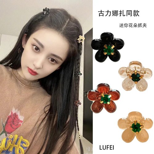 Kẹp tóc hoa đỏ mini, kẹp nhỏ giữ tóc mái bên, phụ kiện tóc đáng yêu cho bé gái