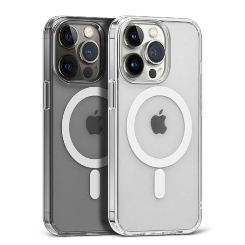 Magnetic Clear Case for iPhone 17, 16, 15, 14 Plus, 13, 12 mini, 11 Pro Max, 16E, 17E, MagSafe Compatible
