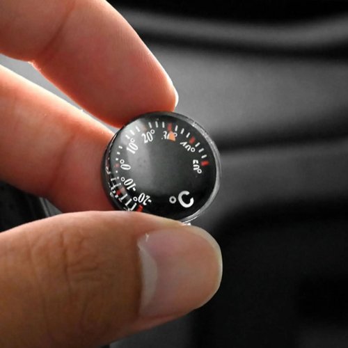 Mini Auto-Thermometer für Armaturenbrett, batteriefrei, aufklebbar, kompakt