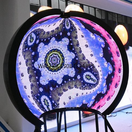 Elastyczny sferyczny ekran LED o kącie widzenia 360°, średnica 1m/1.5m/2m