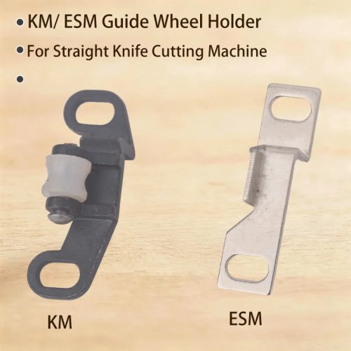 Conjunto de roda guia traseira para tesouras elétricas KM/ESM para máquina de corte de lâmina reta
