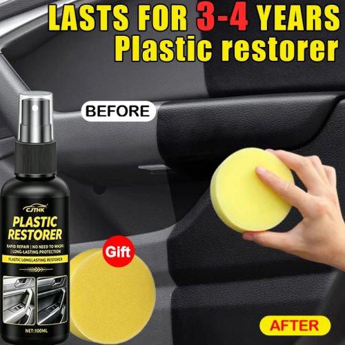 カー用プラスチックリフレッシャー Back to Black – 光沢、長持ちコーティング、レザー復活、ポリッシュ