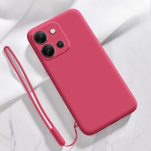 VIVO X300E 用 リキッドシリコン マット 耐衝撃 落下防止 ケース ストラップ付き