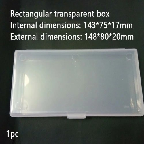Caixa portátil mini de aguarelas com paletas de plástico vazias (Branco/Transparente)