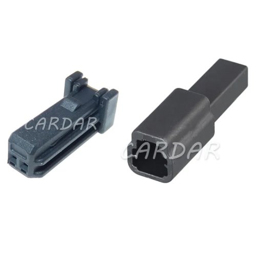 1 Set Auto-connector 2-pins 1473143-1 Elektrische Kabel Kunststof Huis