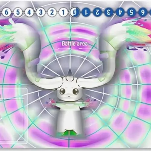 بلاي مات ديجيمون للعبة الورق، 60×35 سم، متوافق مع DTCG