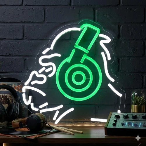 Letreiro de néon Gorila, luz LED USB regulável, decoração de parede de néon para sala de jogos, quarto, bar em casa, cova do homem, presente de aniversário