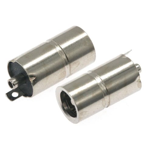 DC083 Jack DC dengan Pin Grounding 3.5x1.3mm Soket Cas Tembaga