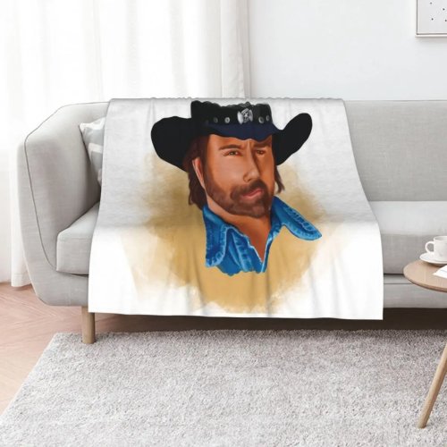 Selimut Ringan Walker Texas Ranger - Portabel untuk Perjalanan dan Camping