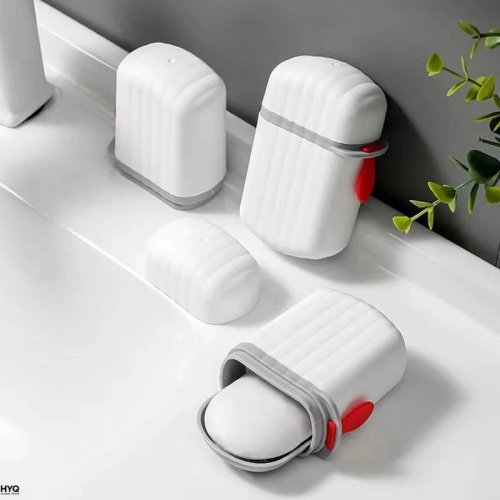 1 Pièce Porte-savon portable étanche, boîte à savon pour voyage et salle de bain