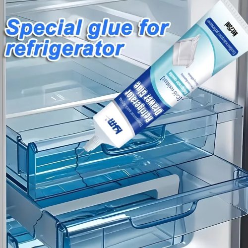 Pegamento para reparar refrigerador 25ml – Adhesivo resistente al frío e impermeable para sellos de puerta, secado rápido, para plástico y vidrio