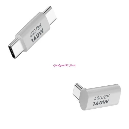 อะแดปเตอร์ USB-C 140W 40Gbps 8K สำหรับแล็ปท็อป โทรศัพท์ แท็บเล็ต ชาร์จเร็วและถ่ายโอนข้อมูล