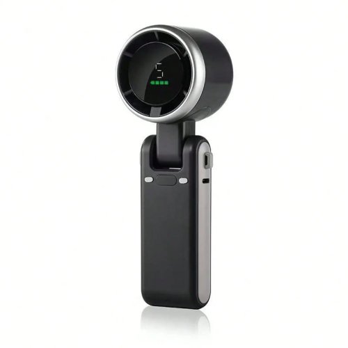Ventilador de mano recargable, 100 velocidades turbo, 5000mAh, 10 horas, pantalla LED, motor silencioso, para viajes, playa, exteriores y conciertos