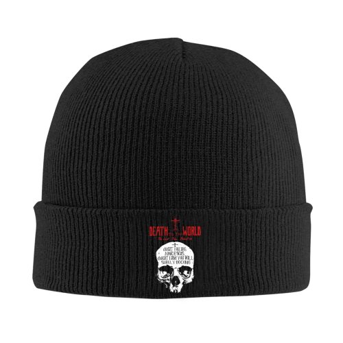 Gorro de punto calavera con inscripción ortodoxa rusa – Gorro de invierno cálido unisex para hombres y mujeres, regalo de cumpleaños