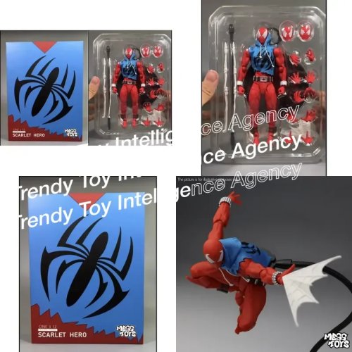 MessToys Mafex 186 Scarlet Spider The Amazing Spider-Man Bản Truyện Tranh Mô Hình Nhân Vật