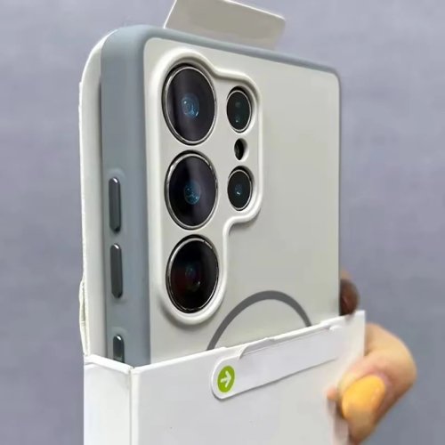 Funda magnética de PC duro mate para Samsung Galaxy S26 S25 S24 S23 Ultra S26+ Plus, compatible con carga inalámbrica MagSafe, cubierta de armadura