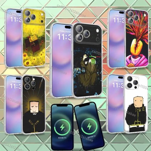 Ivan Andrew B-Bad T-Things لأجهزة iPhone 17,12,11,14,13,15,16,Plus,Air,Pro,Max,E,Mini مع ماجسيف مغناطيسي غلاف غير لامع