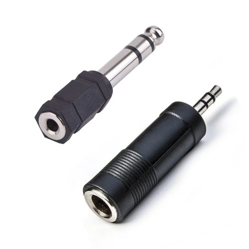 Bộ chuyển đổi âm thanh micro 3.5mm nữ sang 6.35mm nam, kết nối tai nghe stereo, phụ kiện thiết bị âm thanh